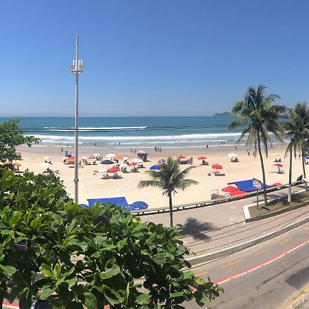Apto Enorme Pe Na Areia, Vista Linda C/ Academia E Sauna Guarujá Exterior photo