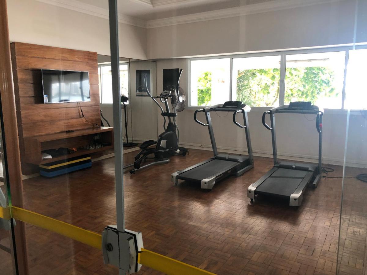 Apto Enorme Pe Na Areia, Vista Linda C/ Academia E Sauna Guarujá Exterior photo